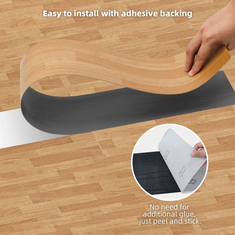 Self-Adhesive Vinyl Plank Flooring - 30 Pieces, 45 Sq Ft