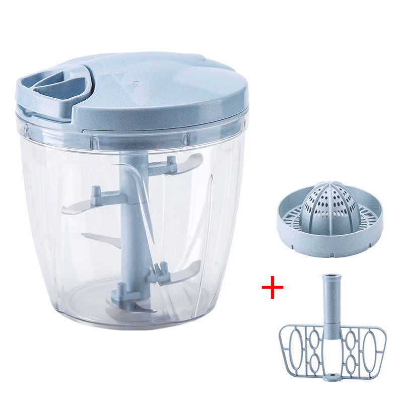 Hand-Pulled Meat Grinder and Vegetable Mincer 900ml - Multi-Function Kitchen Tool