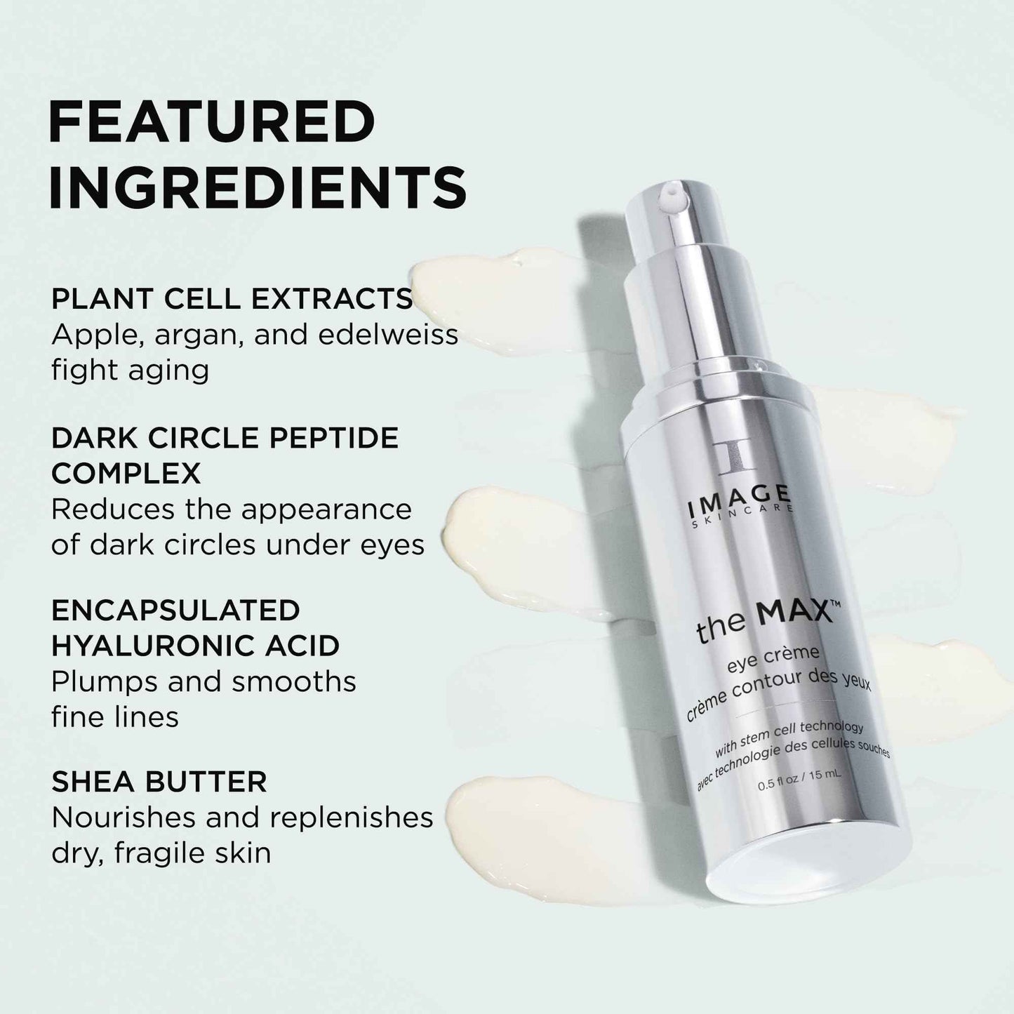 IMAGE Skincare, the MAX Eye Crème, Under Eye Cream to Reduce Appearance of Fine Lines and Puffiness for Brighter Looking Eye Area, 0.5 oz