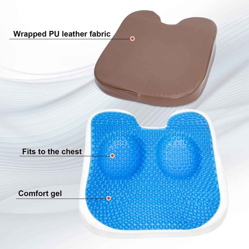 Breast Support Massage Table Quality Bolster Support Pad PU And Silicone Gel Chest Mat Beauty Salon U-shaped Elitzia ET30499