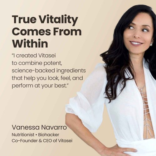 Vitasei Hair Booster 2 Fl Oz (2 Pack) – Hair Revitalizing Serum with Capilia Longa, Wild Olive Stem Cells & Arginine – Peptide-Enriched Hair Tonic Supports Thicker, Stronger Hair – For Women & Men