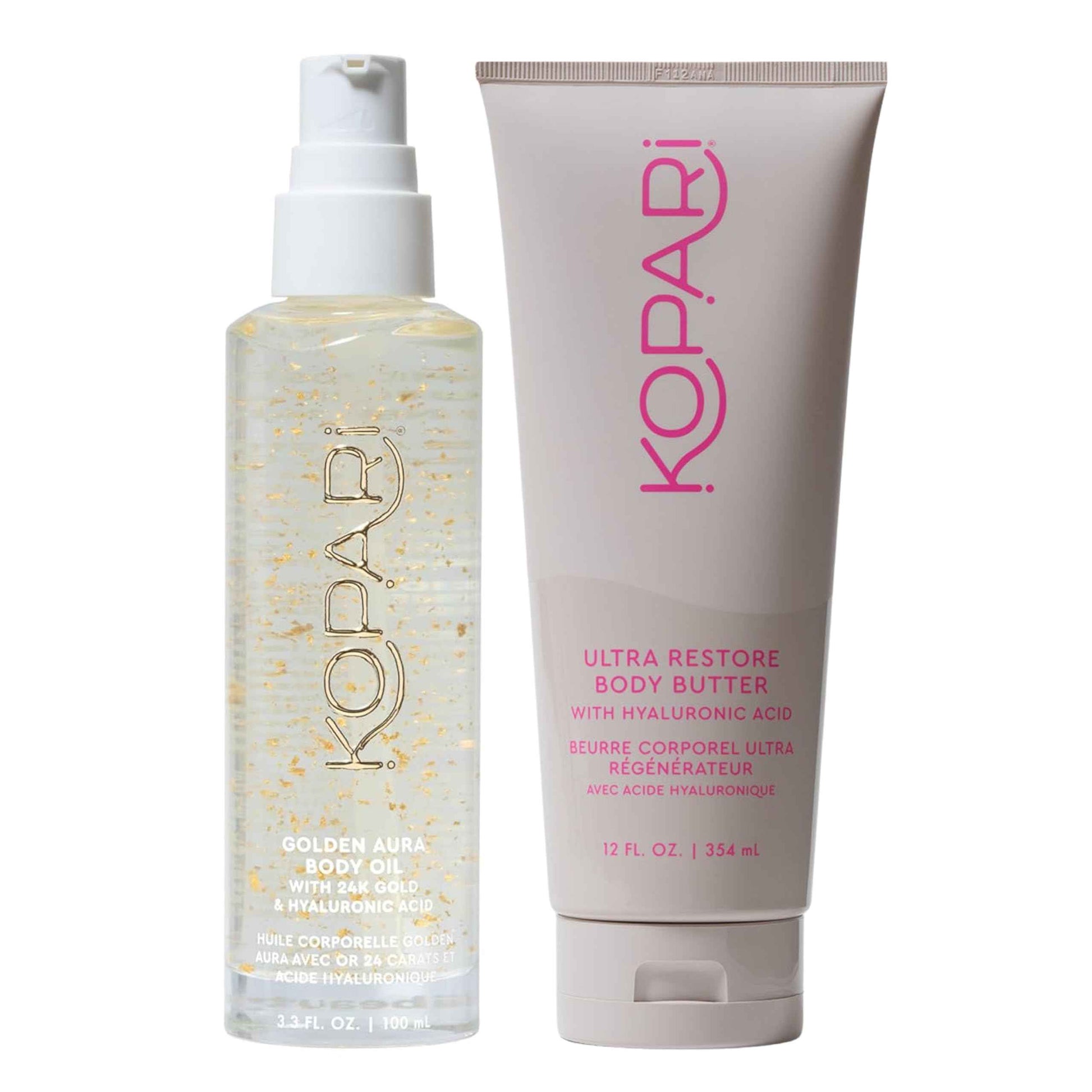 Kopari Jumbo Body Butter and Golden Aura Body Oil Bundle