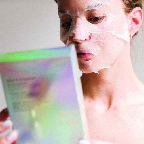 Joanna Vargas Glow to Go Moisturizing Face Masks for Women - 5 Sheets Hydrating Face Masks for Radiant & Revitalized Skin - Travel-Friendly Face Mask Skincare Set - Firming Facial Masks for Women