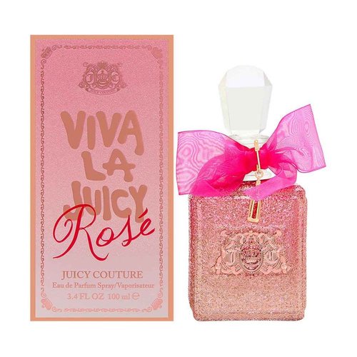 Juicy Couture Viva La Juicy Rosé Eau De Parfum, Women's Perfume with Notes of Pear, Rose & Ambrox - Fruity & Floral, EDP Spray, 3.4 fl oz