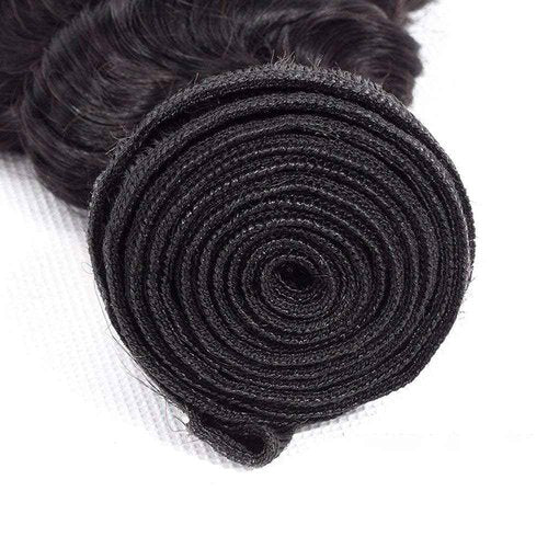 Human Hair Bundles Deep Color #1B Natural Black 3 Bundles 20 22 24 Inch Wet and Wavy Unprocessed Native Virgin Raw Trippy Hair Extensions Quick Weave Double Weft for Black Woman