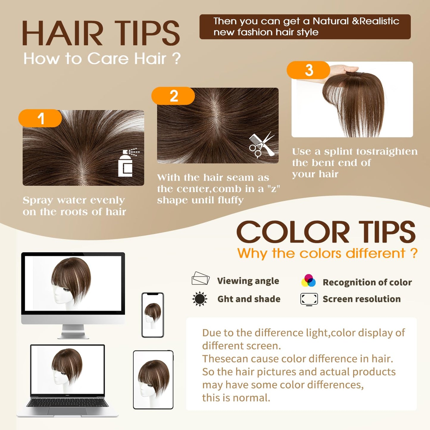 12 Inches 100% Human Hair Toppers for Women Pure White Hair Topper, Clip-In Hair Pieces for Thin Hair, Adds Volume,360°3D Covers Bald Spots（12#1001）