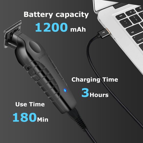 KEMEI Professional Hair Clipper, Hair/Beard Trimmer, Eletric Shaver Set for Men, Cordless Beard Trimmer, Rechargeable Barber Clippers, USB Fade Clipper Haircutting Kit, KM-2299, KM-2296, KM-2024