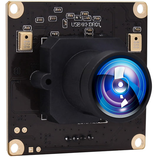 ALPCAM 4K USB Camera Ultra HD 2160P Webcam with IMX317 Sensor, 170 Degree Fisheye Lens, Dual Microphone, Plug and Play for Windows/Mac/Linux/Raspberry Pi