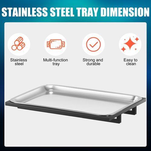 Poarmeey Tattoo Tray with Wheels Trolley Adjustable Height, Tattoo Stand Rolling Tray for Tattoo Studio