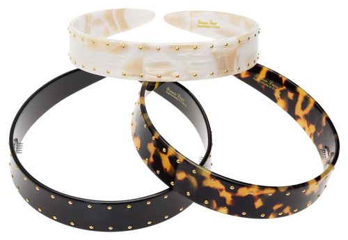 France Luxe Studded 1" Ultracomfort Headband, Black