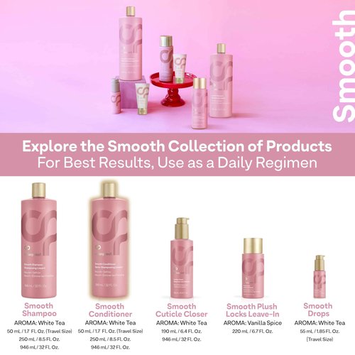 Colorproof Smooth Conditioner 32 Fl. Oz. w/White Tea Scent, Hair Smoother for Frizzy Hair, Conditioner for Women and Men w/Color Protection