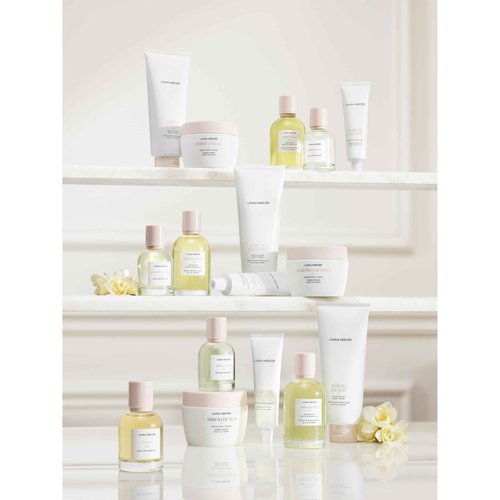 Laura Mercier Serum Body Cream, Moisturizing Serum-Infused, 48HR Hydration, Improves Skin Barrier, Soothes Dry Skin, Shea Butter and Squalane Intensely Nourishes, Almond Coconut