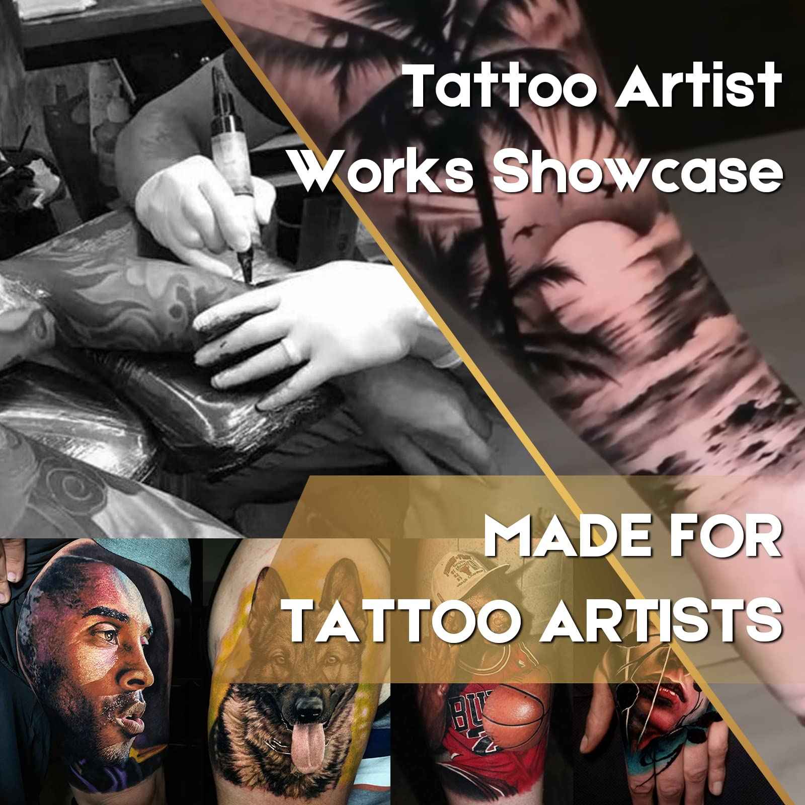 Jconly Pro Machine Kit - CELEX Rotary Machine Kit 40 Needles Power Supply for Artists