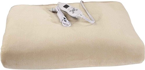 Master Massage ETL Certified Deluxe Fleece Massage Table Warmer Heater Pad Warming Therma Pad, Cream