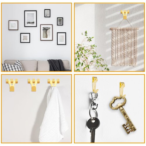 KURUI 303Pcs Picture Hanging Kit, Picture Hangers Assorted Kit with Heavy Duty Picture Hanging Hooks/Hardware Nails/Sawtooth/Wire/D Rings/Level, Metal Picture Wall Hooks for Frame Canvas Mounting