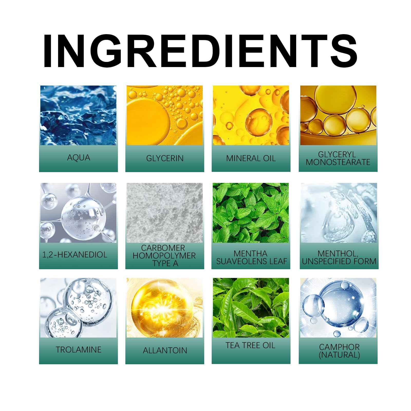 2Pcs Menthol Soothing Cream, Full Body Movement, Cool Frankish Soothing Ointment（3.53oz/Bottle）