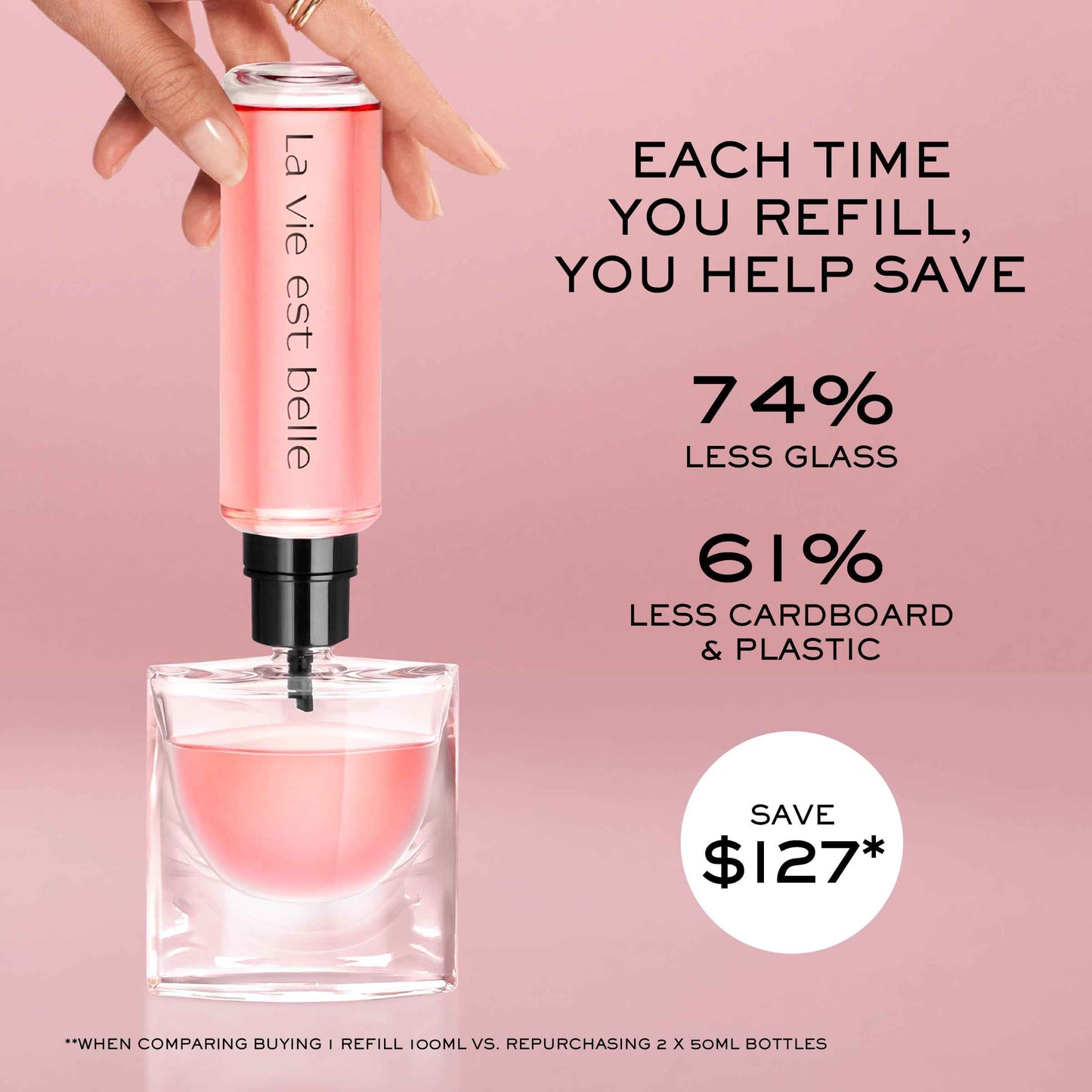 Lancôme La Vie Est Belle Eau de Parfum - Long Lasting Fragrance with Notes of Iris, Earthy Patchouli, Warm Vanilla & Spun Sugar - Floral & Sweet Women's Perfume, 1 Fl Oz