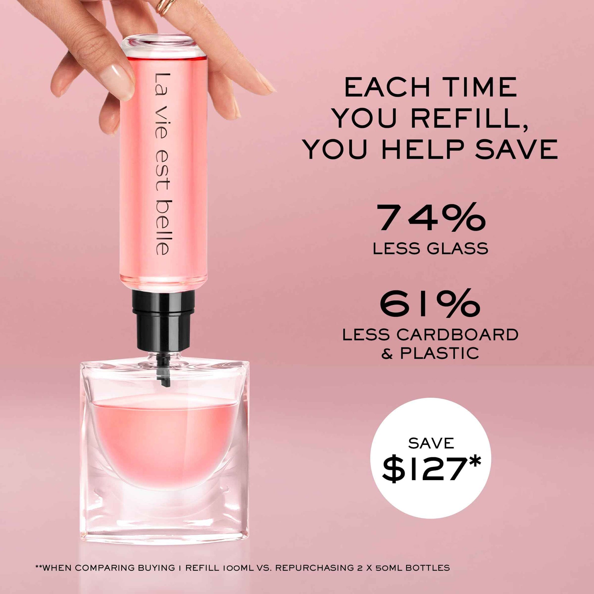 Lancôme La Vie Est Belle Eau de Parfum - Long Lasting Fragrance with Notes of Iris, Earthy Patchouli, Warm Vanilla & Spun Sugar - Floral & Sweet Women's Perfume, 1 Fl Oz