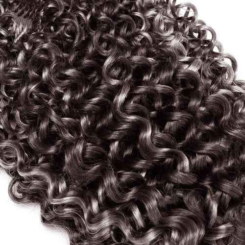 Fabimiya Bundles Human Hair Deep Wave P4/GREY Human Hair Bundles Unprocessed Brazilian Virgin Hair Bundles P4/GREY Human Hair Bundles Quick Weave Hair Extension