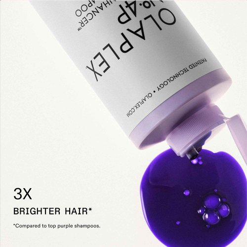 Olaplex Nº.4P Blonde Enhancer Purple Toning Shampoo, Repairs, Hydrates, & Brightens All Blonde, Lightened, & Grey Hair, 1 Liter