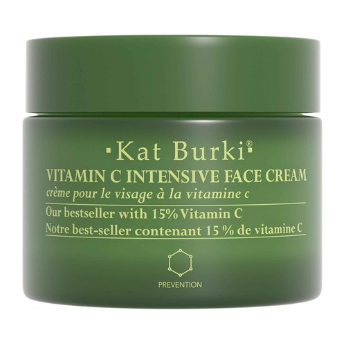 KAT BURKI 15% Stabilized Vitamin C Intensive Face Cream, Radiance-Boosting Moisturizer for Glowing, Hydrated Skin, 1 Fl Oz