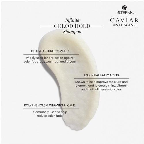 Alterna CAVIAR Anti-Aging Infinite Color Hold Shampoo 33.8 Fl Oz | For Color Treated Hair | Minimizes Color Fade | Sulfate Free