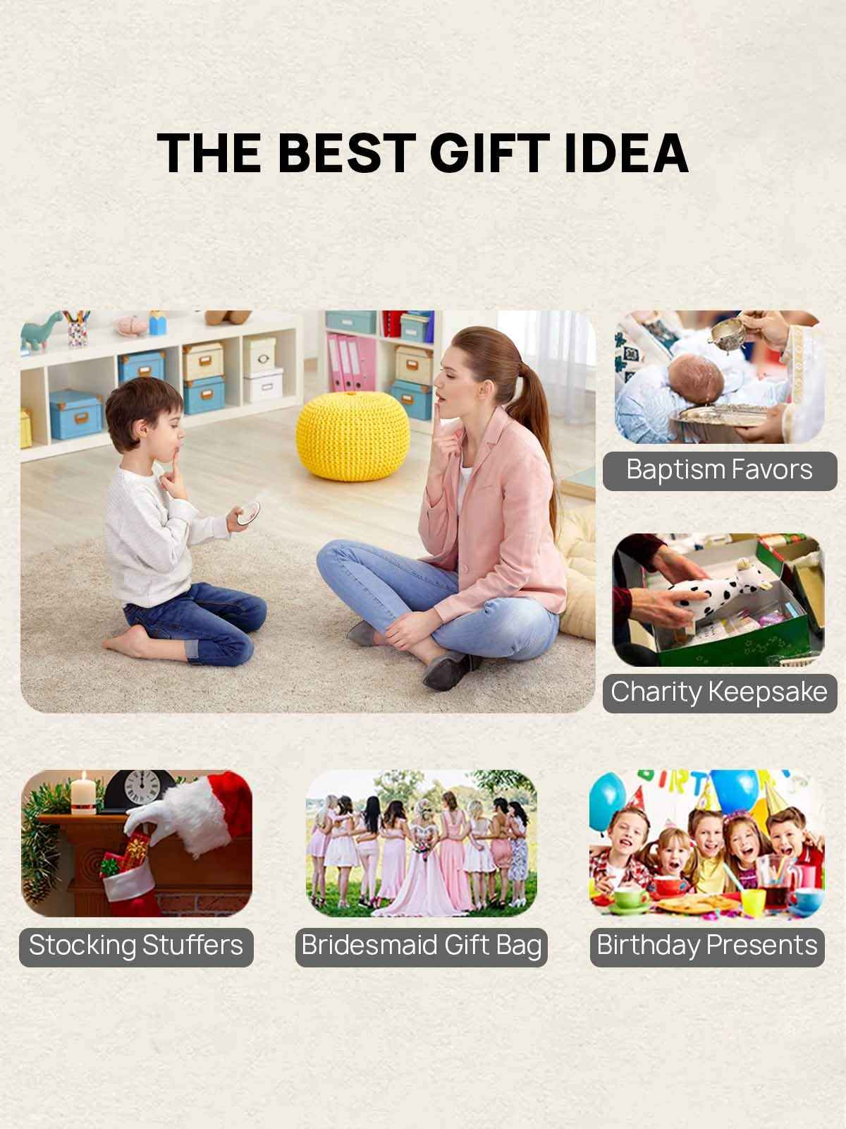 Getinbulk 72 Pcs Compact Small Makeup Mirror Bulk, Mini Travel Pocket Mirror for Purse Women Present Favor (Round, Black)