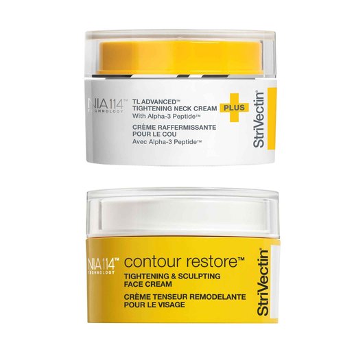 StriVectin TL Advanced™ Holiday Duo Tighten and Sculpt Kit, Brighten and Lift Skin Tone, Peptides and Hyaluronic Acid