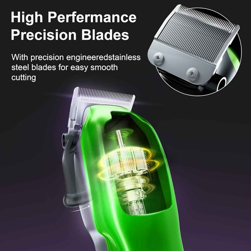 WMARK 2024 NG-9003 High Speed Professional Hair Clipper Microchipped Magnetic Motor 10000 RPM & 5 Levels Adjustable Blades with Charge Stand for Men