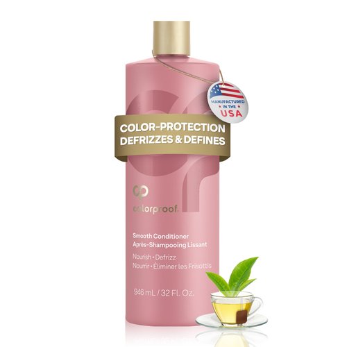 Colorproof Smooth Conditioner 32 Fl. Oz. w/White Tea Scent, Hair Smoother for Frizzy Hair, Conditioner for Women and Men w/Color Protection