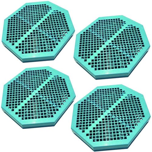 Cell Spa 4 Pack CS-900 Twice Powerful 6.5" x 5.5" Ion Detox Foot Bath Arrays Flat Dual Coil Stainless Steel Aqua Ionic Cleanse Array Compatible with Most 1/4" Plug Type Detox Machines