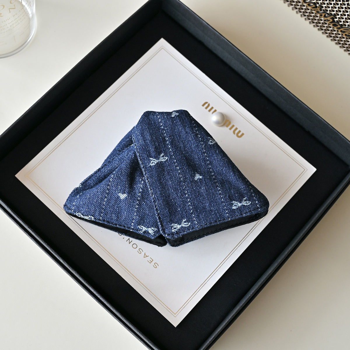 Korean Style Hair Barrette Clip - Bow Triangle Design