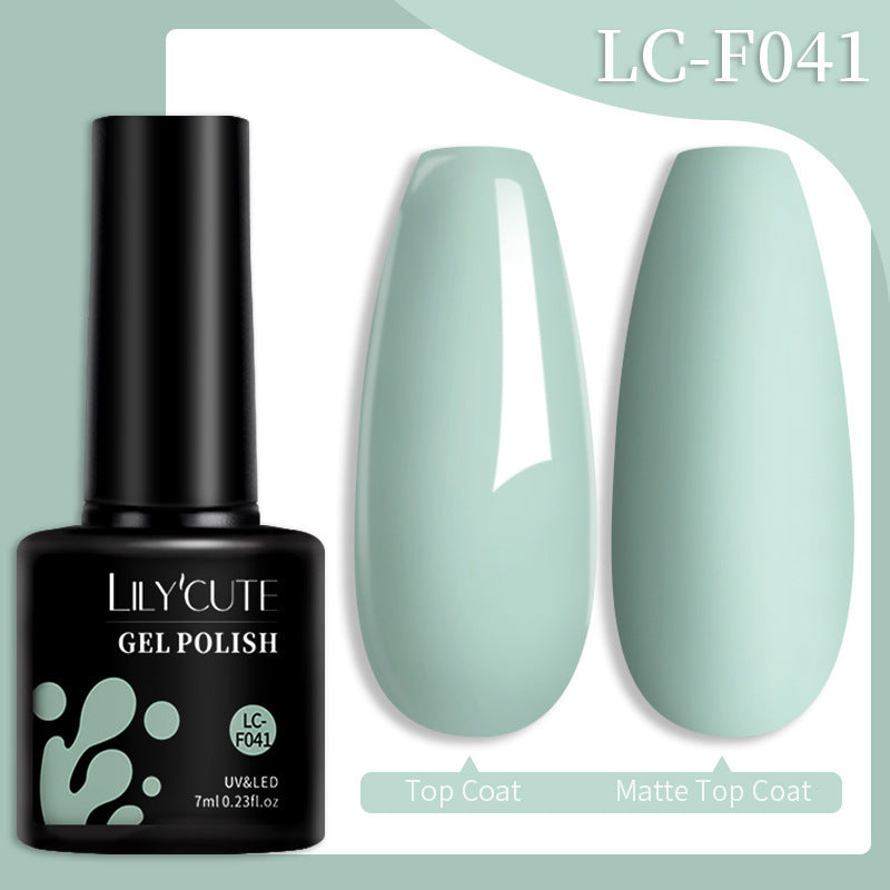 Colored Glitter Nail Glue Set for Nail Art - Waterproof & Non-Flushing
