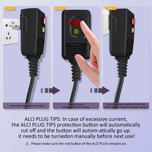 High Speed Plasma Ion Hair Dryer with Diffuser, Professional Blow Dryer 130000 RPM Brushless Motor for Fast Drying,1500W 3Temps/3Speeds Thermo-Control Lightweight Hairdryer for Women Home Travel Salon