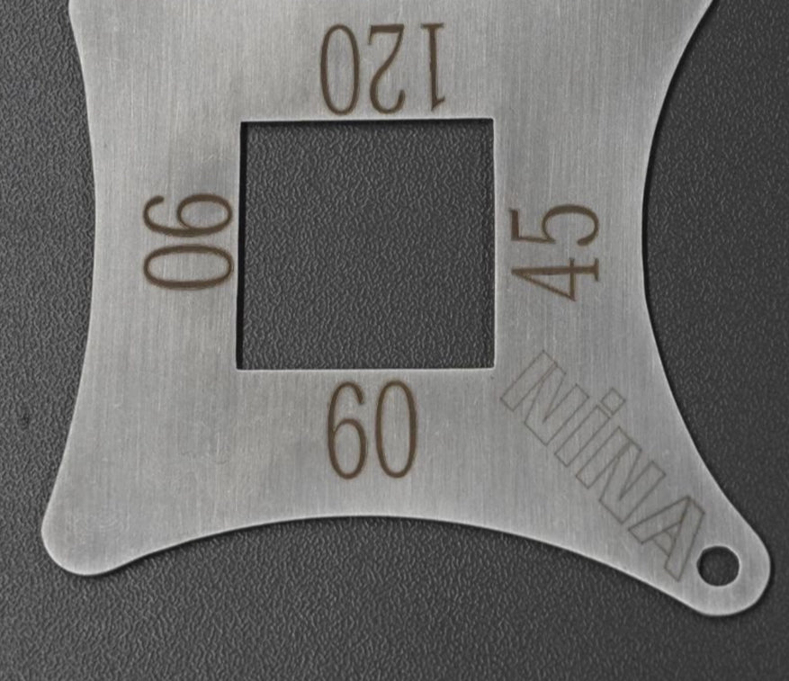 High-Precision Steel Lapping and Scraping Square-Inch Standard Gauge Blade