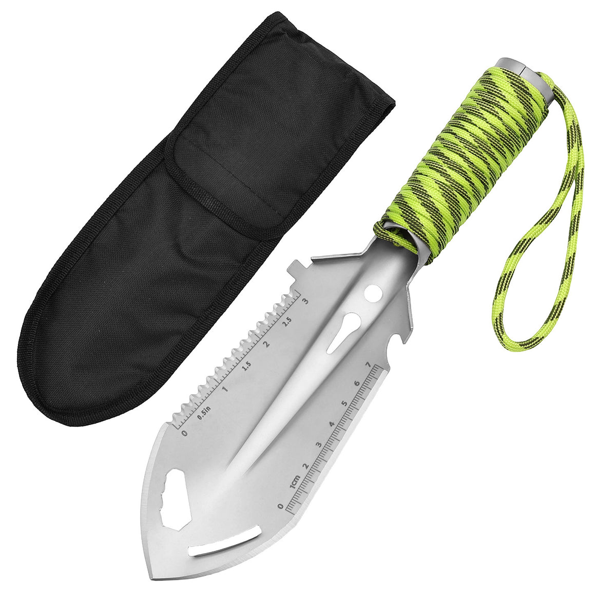 Multi-Functional Portable Gardening & Outdoor Self-Defense Shovel