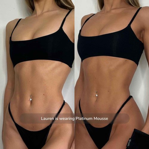 Loving Tan Platinum Self Tanning Mousse, Dark - Streak Free, Natural Looking, Professional Quality Sunless Tanner- 10+ Self Tan Applications per Bottle, Cruelty Free, Naturally Derived DHA- 6.7 Fl Oz