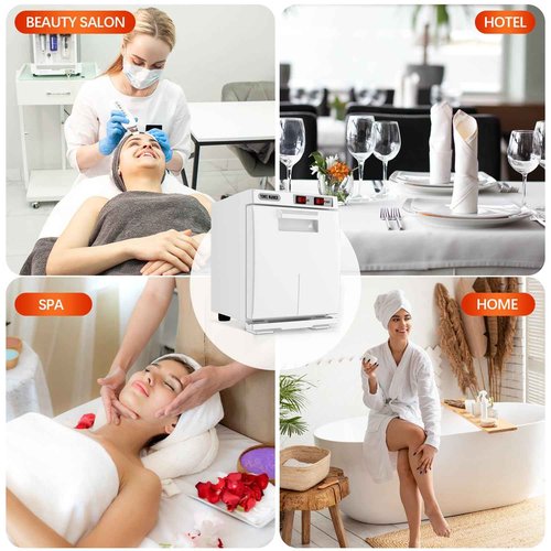 StateRiver Towel Warmer Cabinet, 5L Hot Bath Towel Warmer Heating Use for Facial Spa, Hair Beauty, Salon Equipment and Home