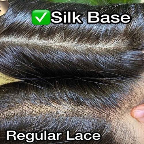 RIVPOIG 4x4 Silk Base Lace Closure with Baby Hair Pre Plucked Brazilian Virgin Straight Natural Black Color Human Hair Free Part Toppers Closure For Women (16inch)