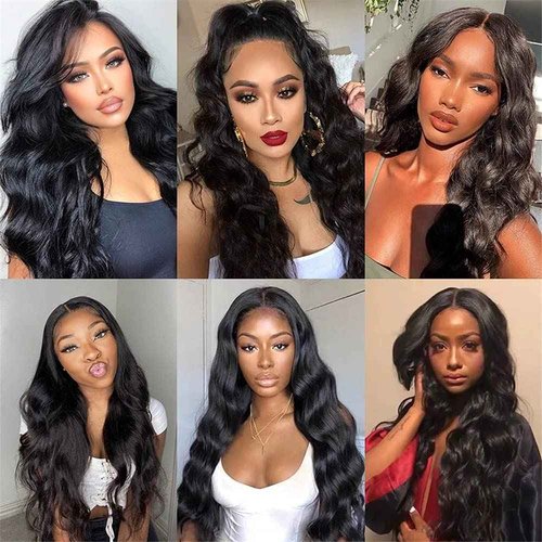 Brazilian Body Wave 3 Bundles Human Hair 20 22 24 Inch Unprocessed Human Hair Bundles Body Wave Natural Black Color Body Wave Hair Extensions