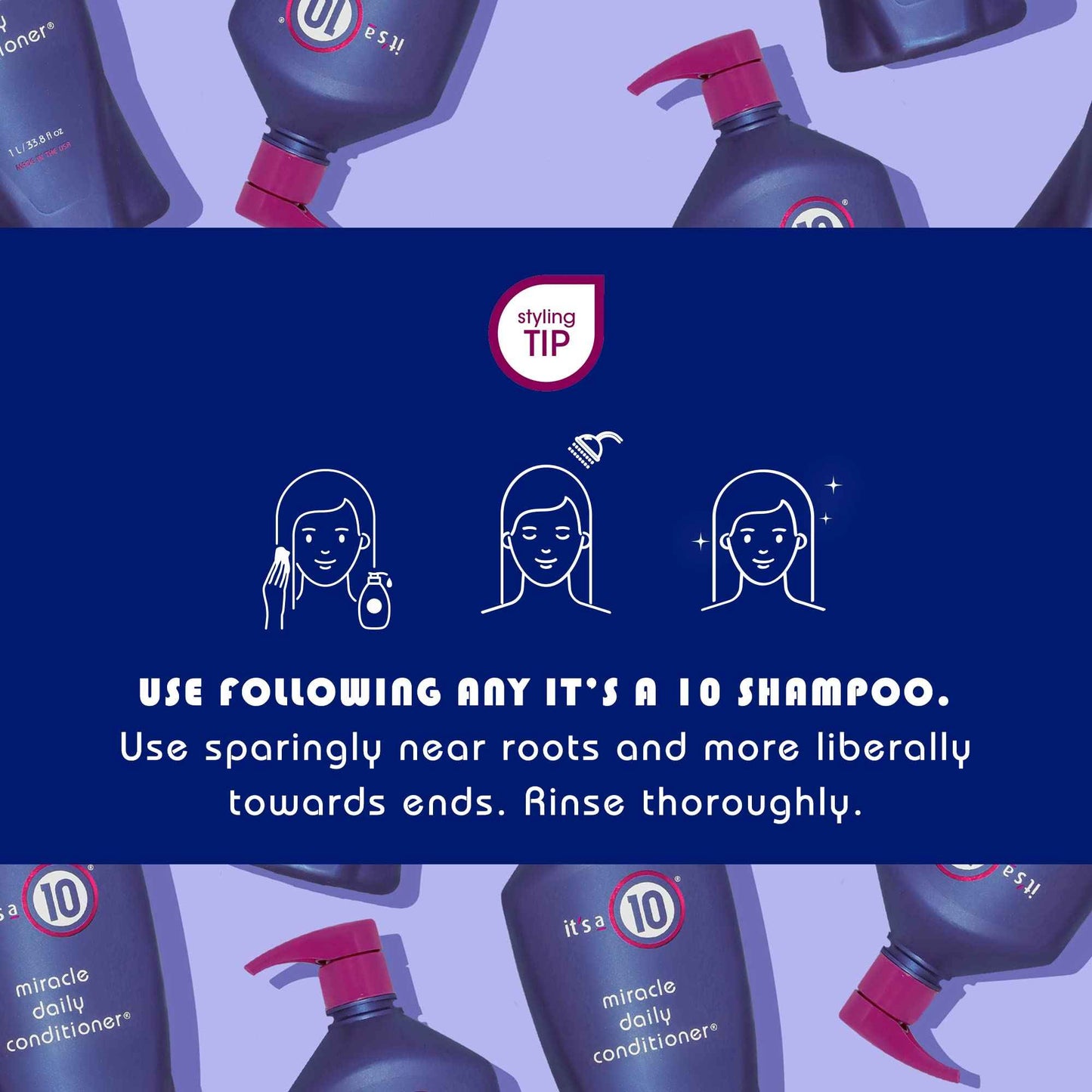 It's a 10 Haircare Miracle Daily Conditioner, 33.80 fl. oz. (Pack of 2)