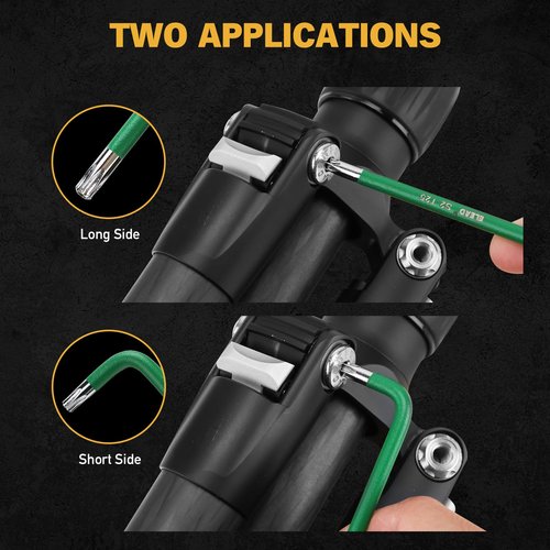 ELEAD Jumbo Torx Key Wrench Set | 13-Piece Durable S2 Star Keys | L-Shaped Long Arm Design | Sizes T10 to T80 | Automotive | Mechanic | Furniture | Professional Grade Tools