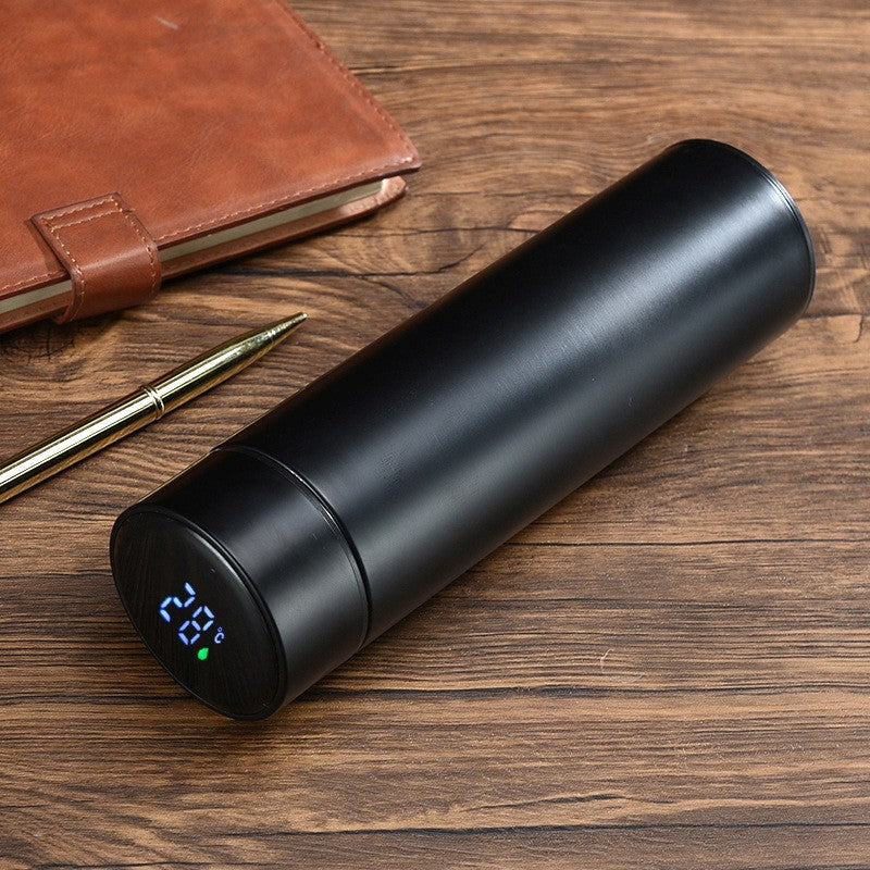 Digital Temperature Display Insulated Travel Mug - 450ML, Touch Control