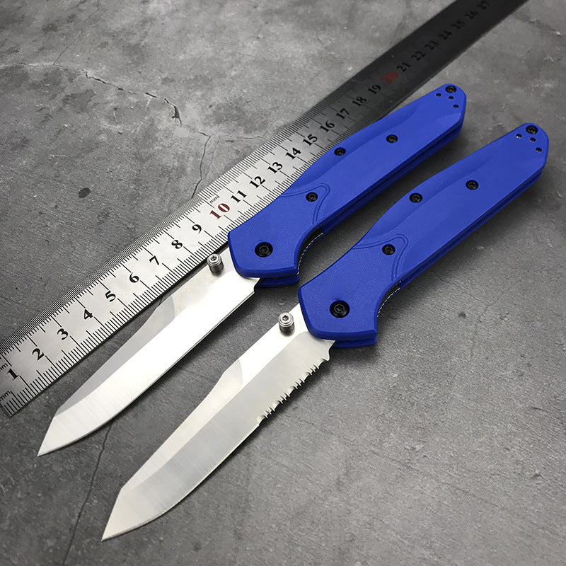 Portable Folding Knife with Stainless Steel Blade for Outdoor Use