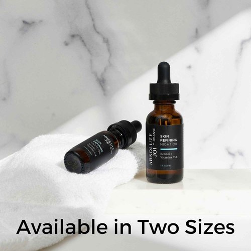 Retinol Oil Serum with Vitamin C, Skin Refining Night Oil for Fine Lines and Hyperpigmentation with Sensitive Skin Friendly Granactive Retinoid - Unscented - 1 Fl Oz Full Size