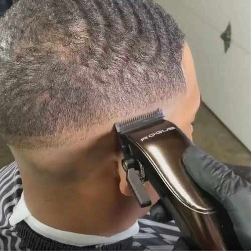 Stylecraft Rogue Professional 9V Microchipped Magnetic Motor Cordless Hair Clipper, 5 Guards, Matte Gunmetal