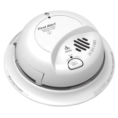 First Alert BRK SC9120B-12 Hardwired Smoke and Carbon Monoxide (CO) Detector with Battery Backup, 12-Pack