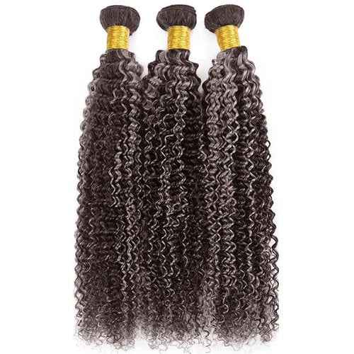 Fabimiya Bundles Human Hair Deep Wave P4/GREY Human Hair Bundles Unprocessed Brazilian Virgin Hair Bundles P4/GREY Human Hair Bundles Quick Weave Hair Extension