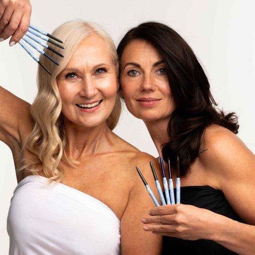 PRIME PROMETICS Ecstatic Eyes Bundle – PrimeEyes Glide Eyeliner Trio (Black+Wood+Sapphire)