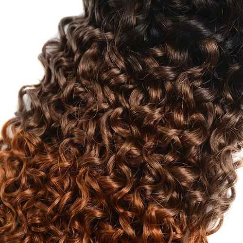 28 30 32 inch Brown Bundles Human Hair Ombre Bundle #4 Water Wave Bundles Brown Wet and Wavy Bundle